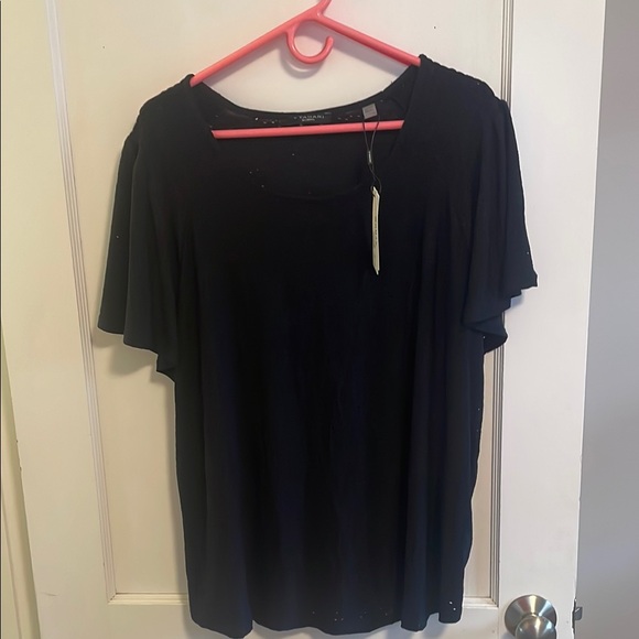 Tahari Woman Tops - NWT Tahari Black Tee